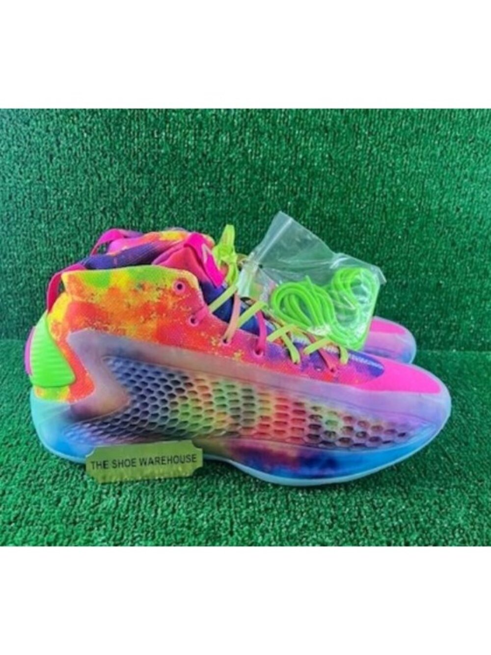 Adidas SM A.E. 1 Anthony Edwards NBA Unreleased Sample Galaxy Shoe IH0829 Sz 5.5